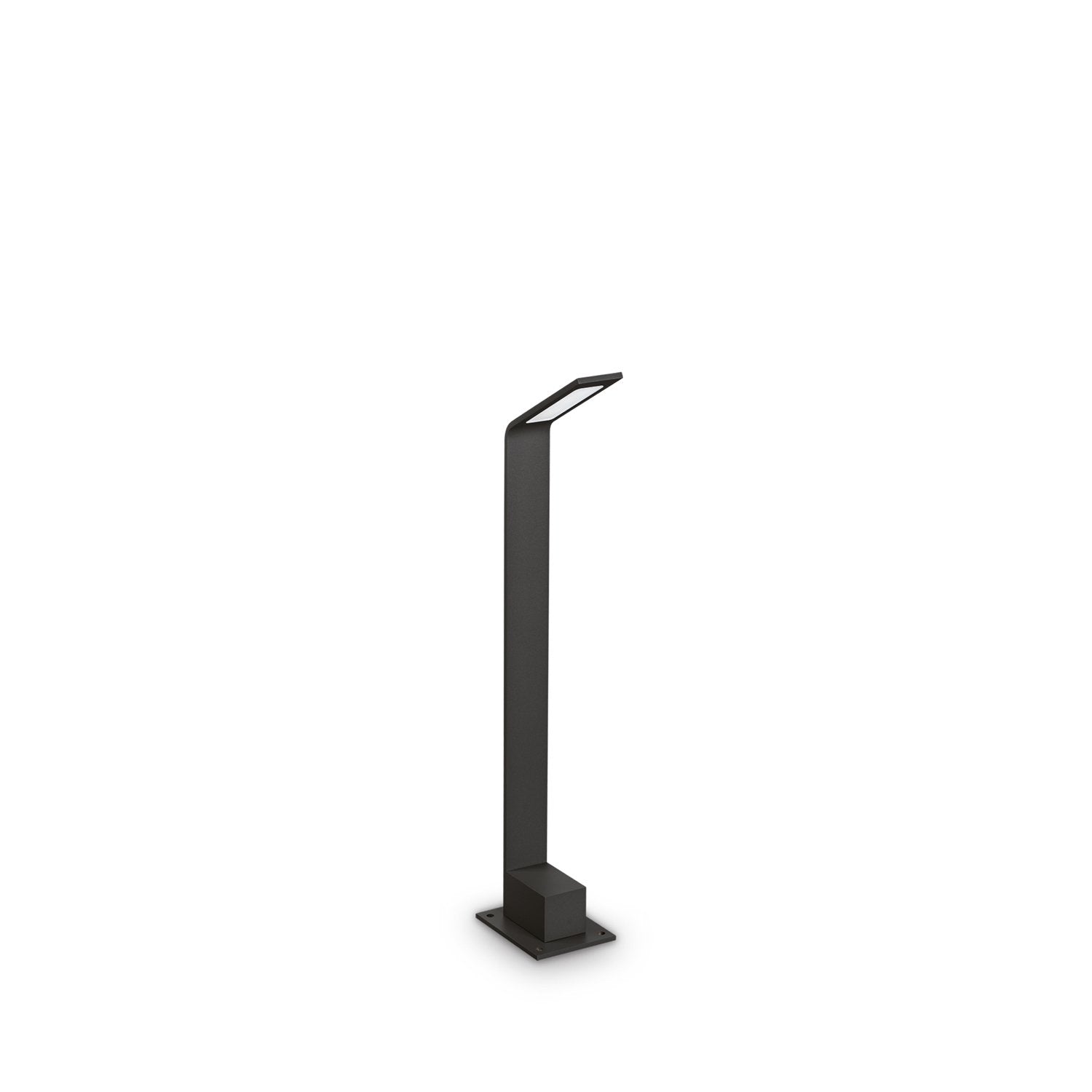 Paletto Contemporaneo Agos Alluminio Nero Led Integrato 6,5W 3000K Ip54