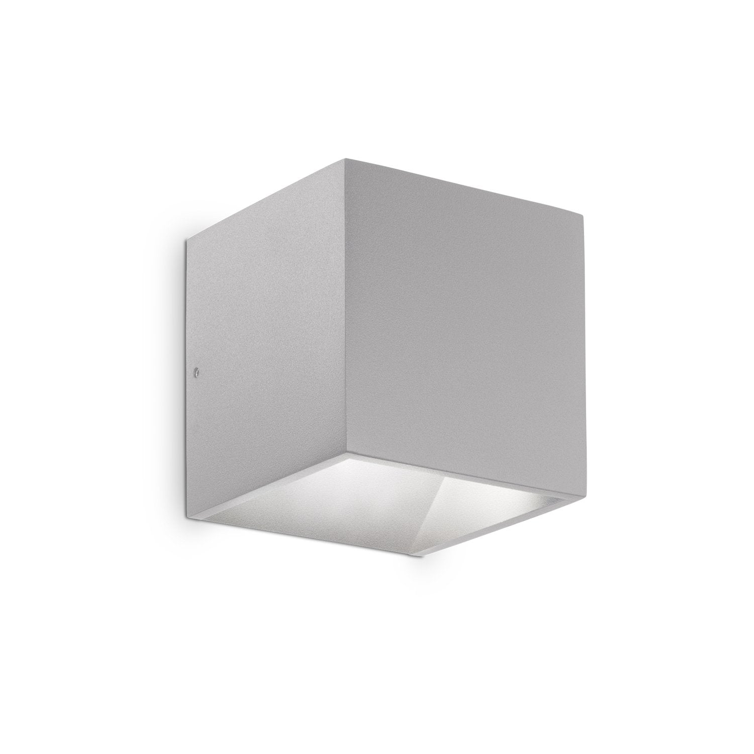 Applique Da Parete Contemporaneo Rubik Alluminio Grigio Led 8,5W 3000K Ip54