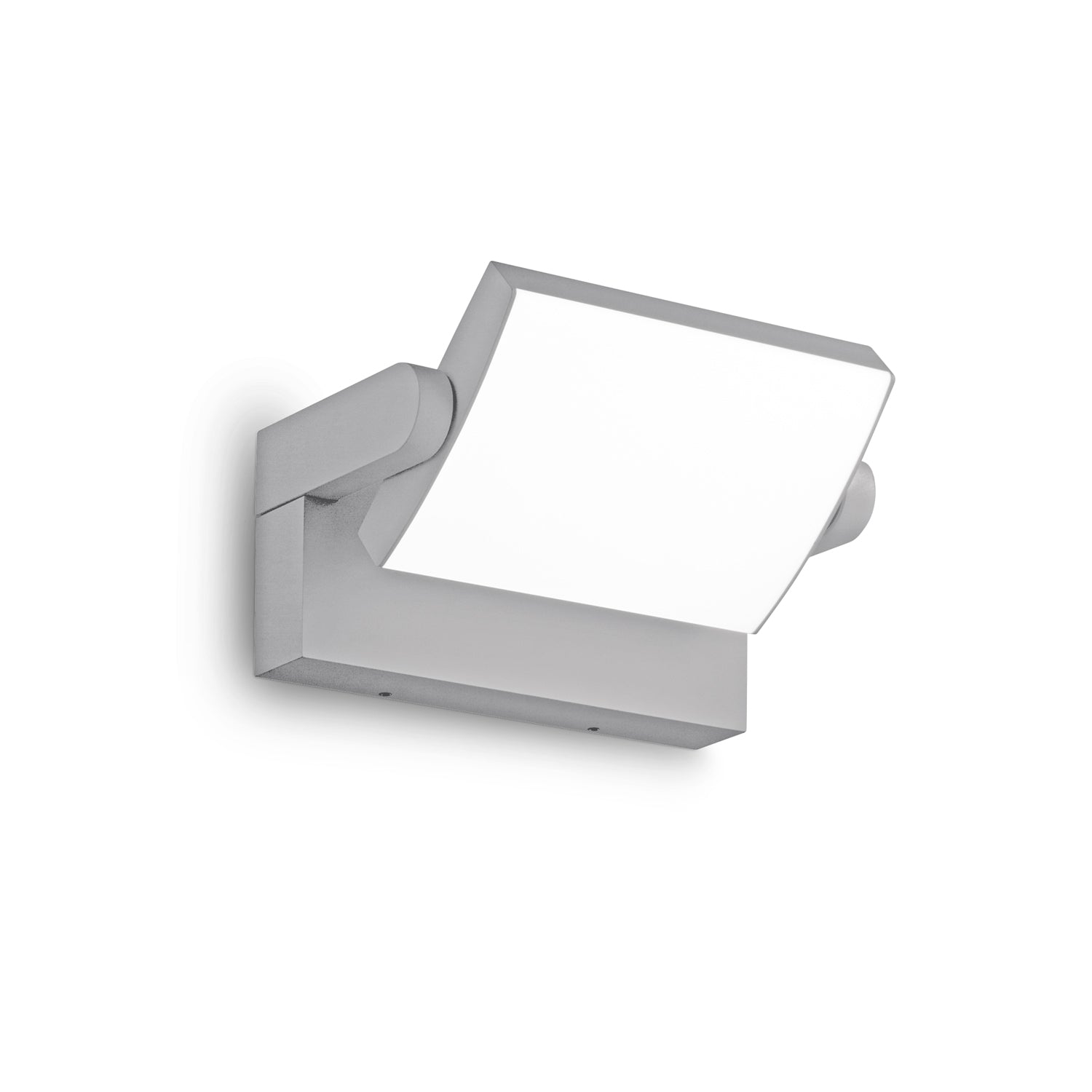 Applique Da Parete Contemporaneo Swipe Alluminio Grigio Led 20,5W 3000K Ip54