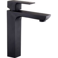 RUBINETTO SERIE ELEGANT GRUPPO LAVABO MONOCOMANDO NERO OPACO