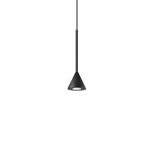 Lampada A Sospensione Contemporanea Archimede Metallo Nero Led 4W 3000K