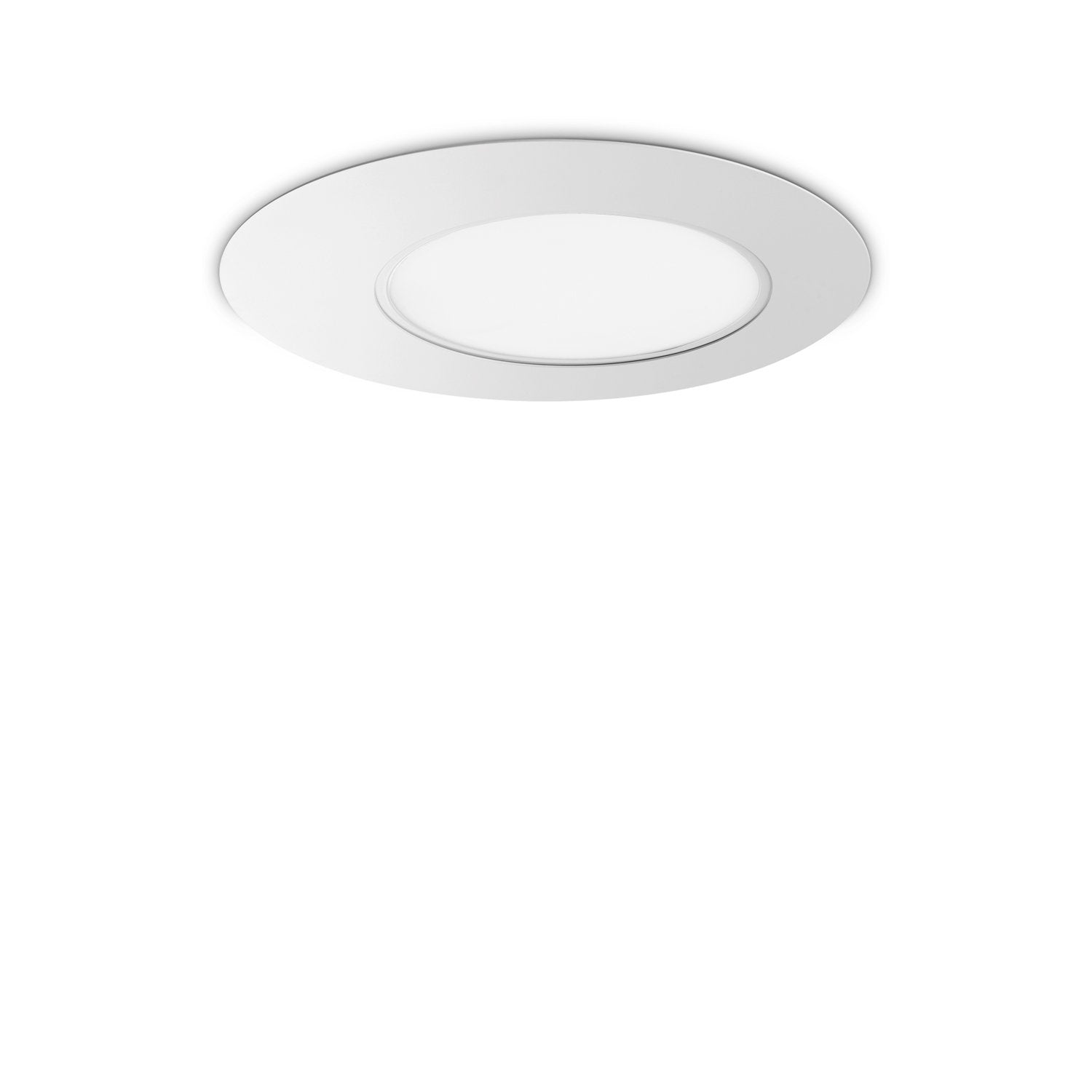 Plafoniera Contemporanea Iride Metallo Bianco Led Integrato 22W 3000K Ip20