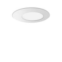 Plafoniera Contemporanea Iride Metallo Bianco Led Integrato 22W 3000K Ip20