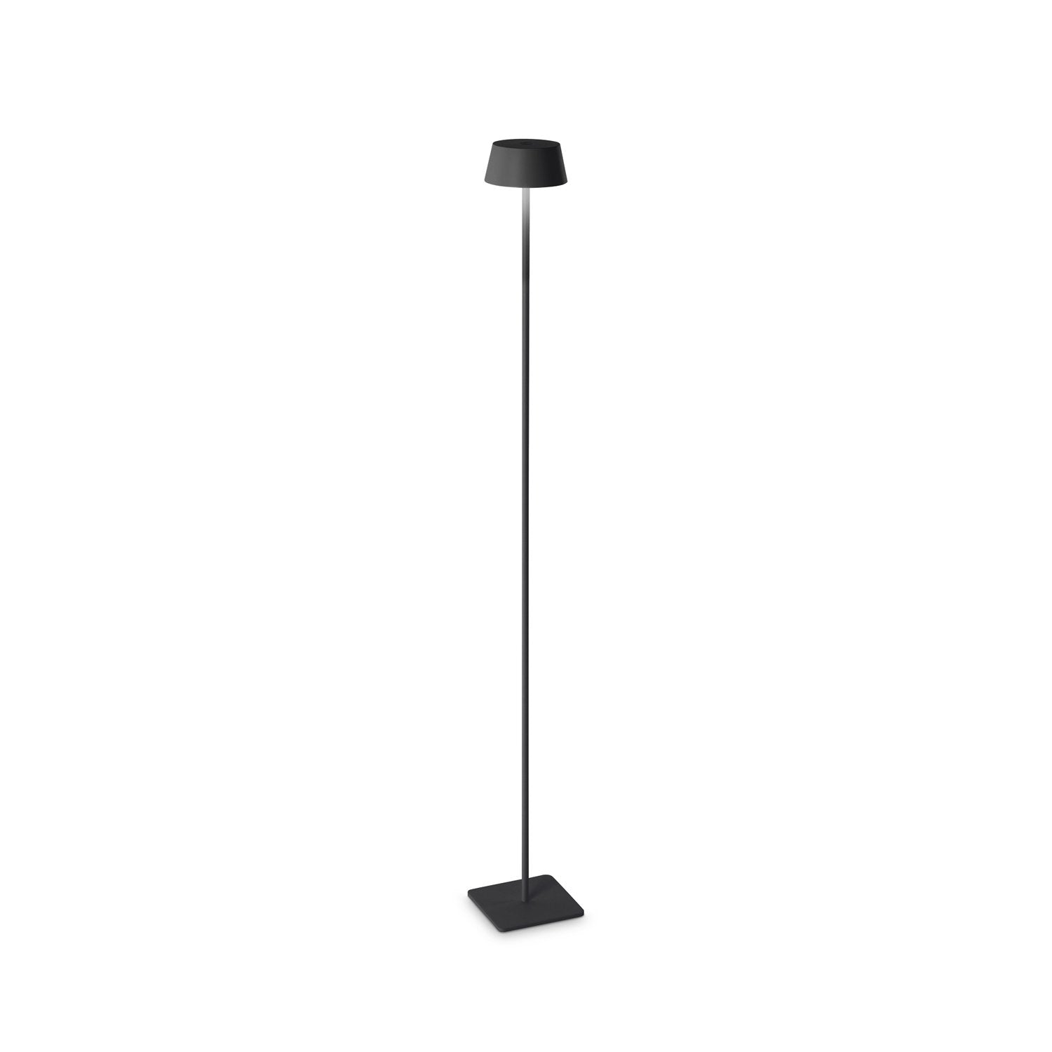 Pianrtana Da Terra Contemporanea Pure Metallo Nero Led 1,5W 3000K Ip54