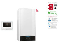 Caldaia a Condensazione Ariston GENUS ONE+ NET 35 kW Low NOx Wi-Fi Metano/Gpl con Sensys di Serie Completa di Kit Scarico Fumi 3301776