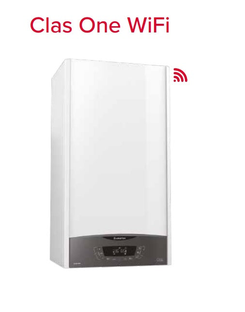 Caldaia a Condensazione Ariston CLAS ONE Wi-Fi 30 kW Low NOx Gpl Completa di Kit Scarico Fumi 3302124