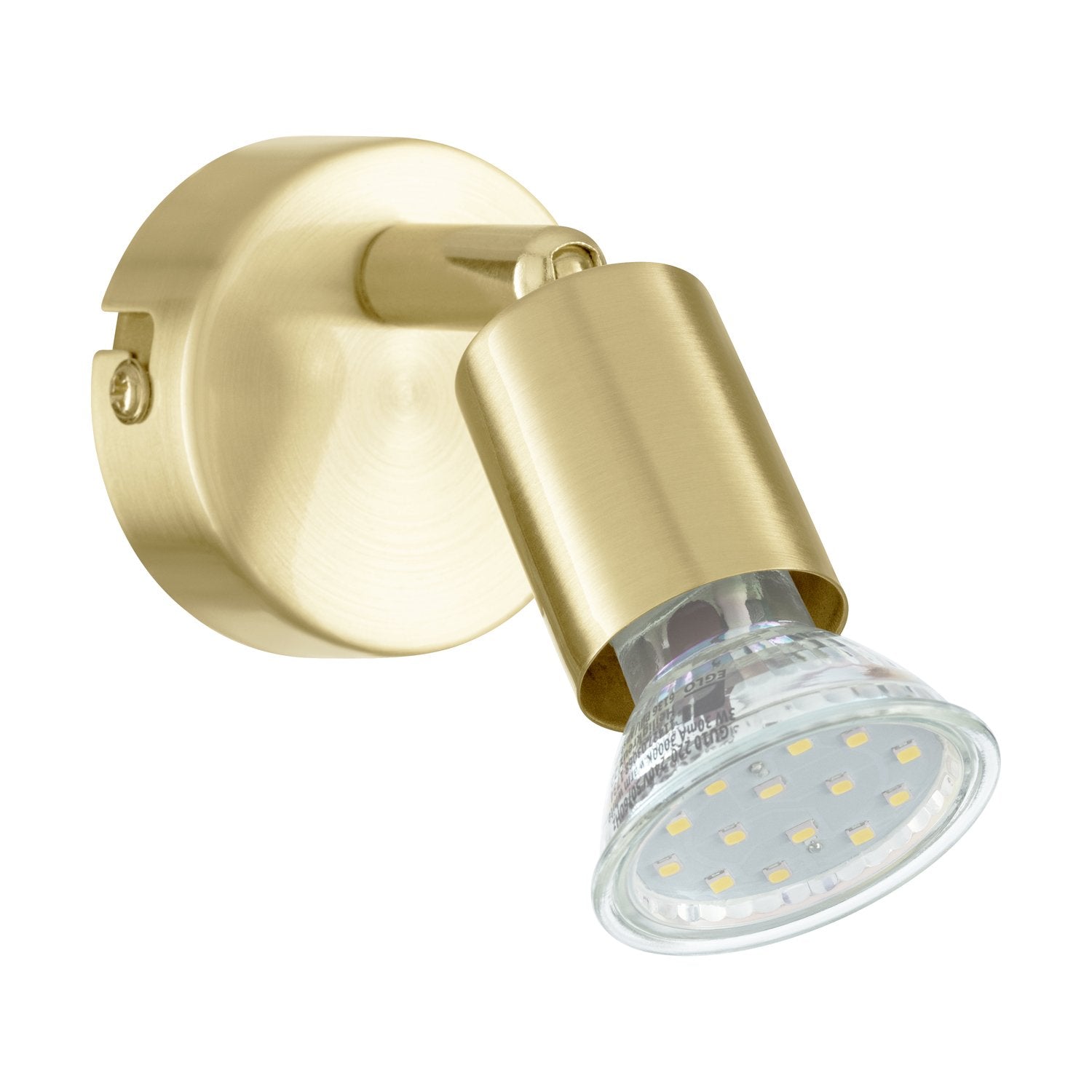 Spot Moderno Buzz Led In Acciaio Ottone 1 Luce Gu10 2,8W Ip20