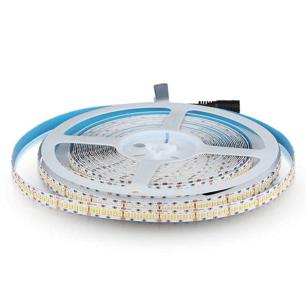 Strip LED Samsung 2835 240 LED 24V IP20 6400K CRI95+ 10mt