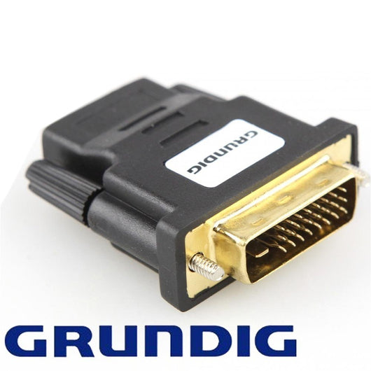 Grundig Adattatore HDMI a DVI per Tv Videogiochi Blu Ray DVD ideale per 3D