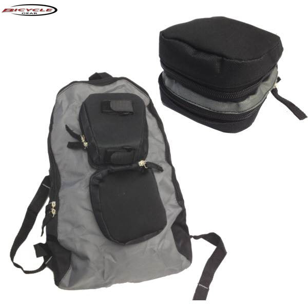 Zaino Zainetto Borsa Moto e Bici Pieghevole 2 In1 Accessori Per Bicicletta Sport