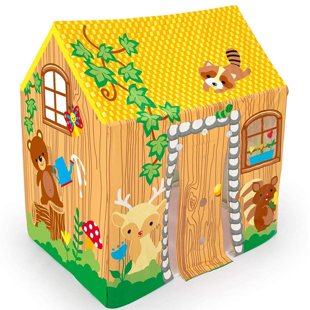 Tenda Casetta Animali della Foresta Casa Giocattolo Bambini Bestway 102x114x76cm