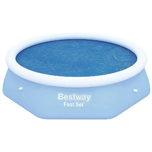 Telo Termico Per Piscina Fast Set Rotonda 244cm Copertura Blu Bestway 58060