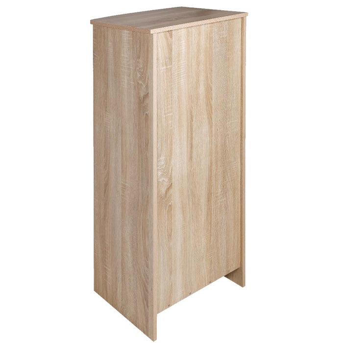 Mobile Cassettiera 7 Cassetti Settimino in legno MDF 46x42x116cm Quercia Moderno