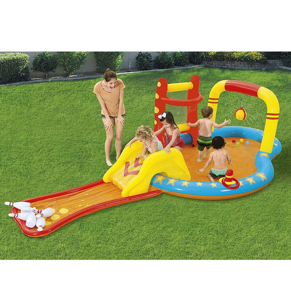 Piscina Gonfiabile Playcenter Piccolo Campine Bambini 435x213 Scivolo 5 Sport