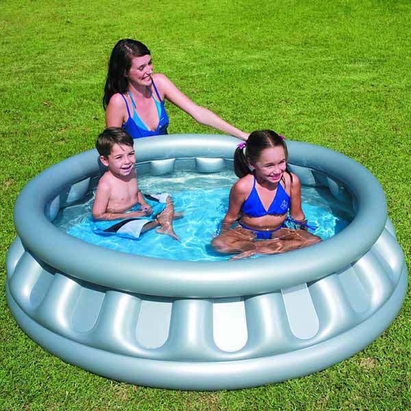 Piscina Gonfiabile Astronave SpaceShip Esterno Fuori Terra 147x41 cm Bestway