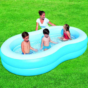 Piscina Gonfiabile Otto Family 262x157x47cm 544LT 2 Anelli Per Esterno Bestway