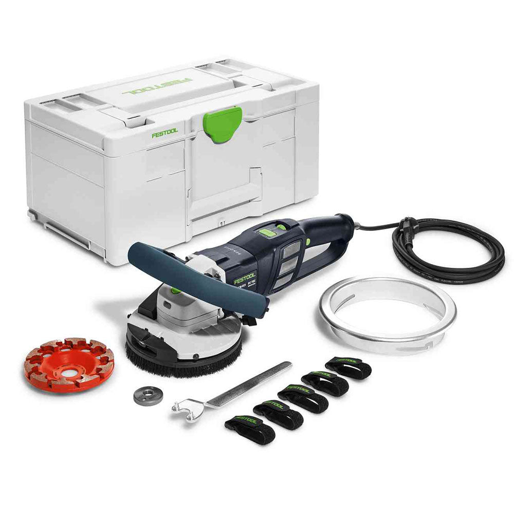 Rg 130 - Fresatrice Professionale Per Edilizia Per Rimuovere Vecchi Rivestimenti E Colla Renofix Eci-Set Dia Ab 1600 W - Festool