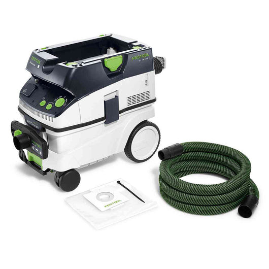 Ctl26 - Unita' Mobile D'Aspirazione Professionale Per Polveri Da 26Lt Cleantec E Ac Renofix Con Filtro Autoclean 1200W - Festool