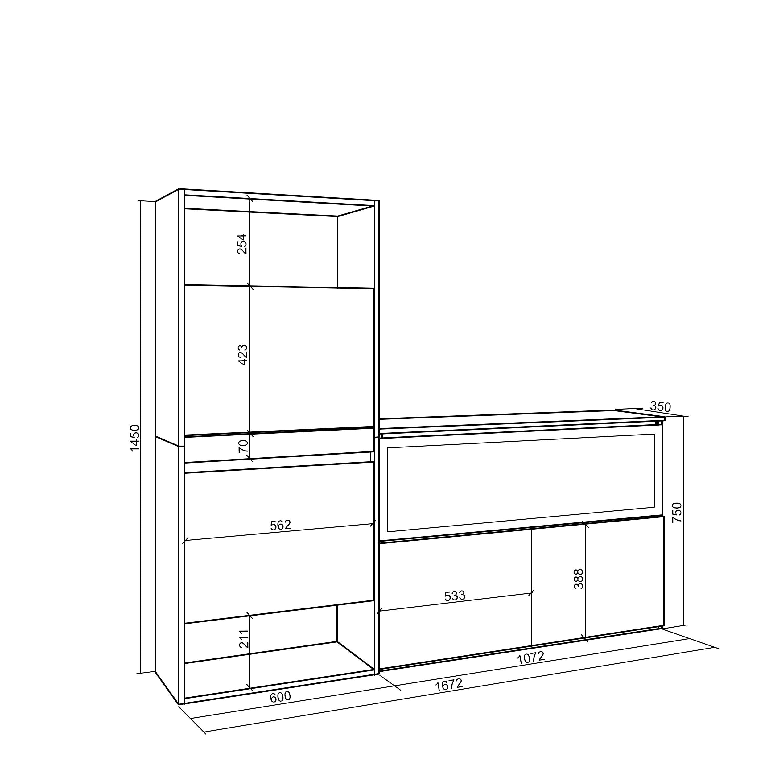 Scarpiera, 167x35x145cm, Camera da letto, Camino elettrico XXL, grigio cemento RF3557