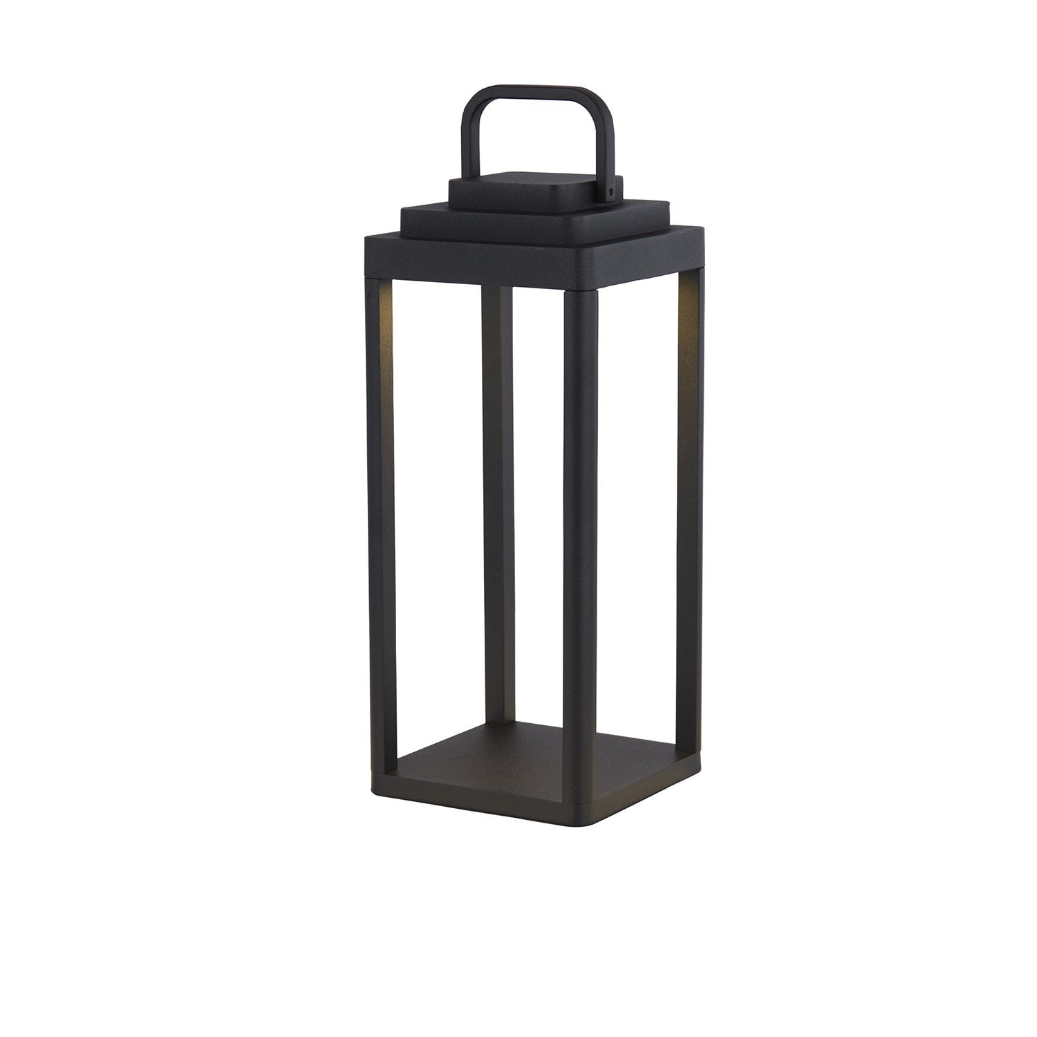 Lanterna Contemporaneo Portabello Alluminio Nero Led 2W 3000K