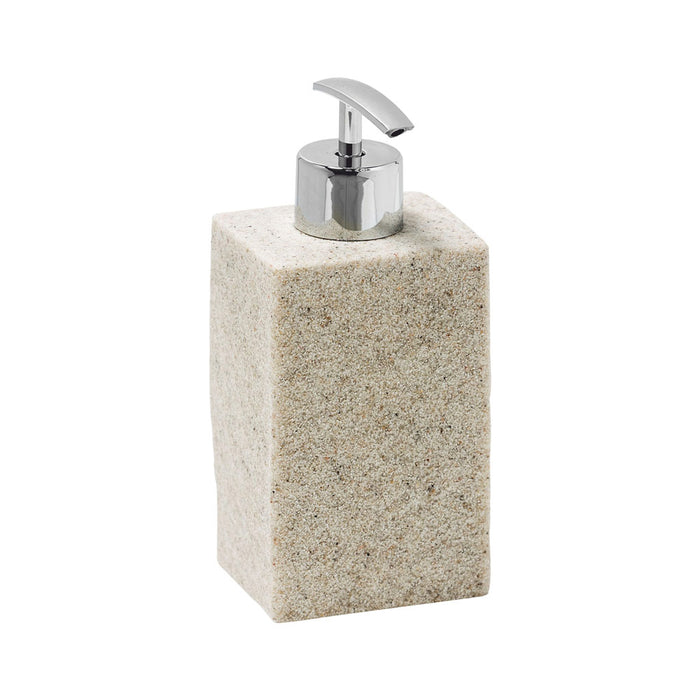 Dispenser Sapone Bagno Design Moderno Elegante Portasapone Liquido Syl Metaform Colore: Sabbia