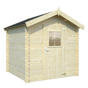 Casetta da Giardino in Legno Flipper Sistema BlockHouse Pircher Porta Finestra