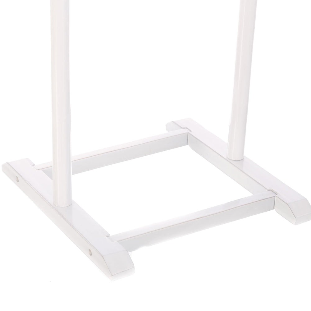 Appendiabiti Indossatore legno Pioppo Bianco Servo Muto Porta Abiti 48x36x107cm