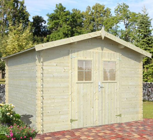 Casetta da Giardino in Legno Orleans Sistema BlockHouse Pircher 7.6 mq