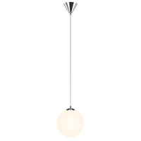 Lampadario Lampada Sospensione Sfera 30 cm Design Moderno Paralume Vetro E27