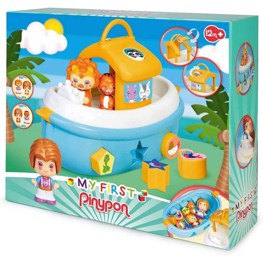 My First Pinypon Arca di Noe'  Piny Pon Nave Playset Noah's Ark Multicolor