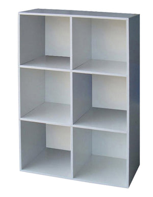 LIBRERIA MOD.CUBO 6 BIANCO CM.61X91  PZ 1,0