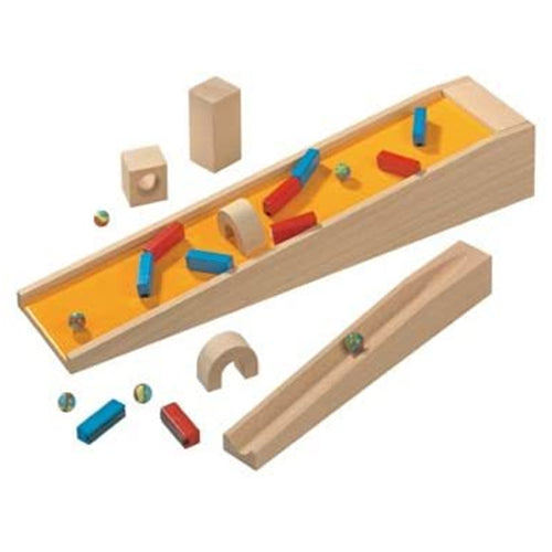 Flipper Magnetico In Legno HEBA 3500 Kit 18 Pezzi + 6 Biglie Gioco da Tavolo