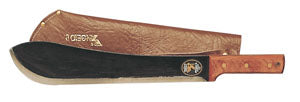 Angelo B. MACHETE CON FODERO IN CUOIO  cm. 35