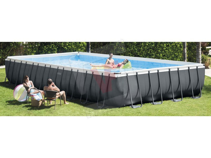 Intex PISCINA RETTANGOLARE ULTRA XTR FRAME CON POMPA A SABBIA  cm. 549x274x132 h