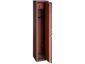 Utilia TOP Security ARMADIO PORTAFUCILI EFFETTO LEGNO 4 posti mm.300x250x1480 h