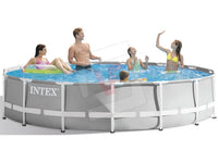 Intex PISCINA TONDA FRAME PRISMA CON POMPA FILTRO  � cm. 457x107 h