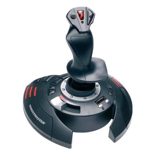 Thrustmaster t.flight stick x joystick pc,playstation 3 analogico usb nero, rosso, argento - 2960694