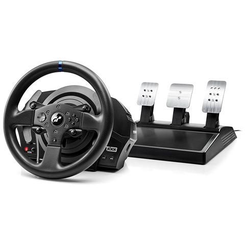 Thrustmaster t300 rs gt sterzo + pedali pc,playstation 4,playstation 3 analogico/digitale nero - 4160681