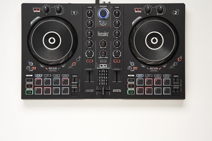 Hercules djcontrol inpulse 300 controller per dj nero digital vinyl system (dvs) scratcher - 4780883