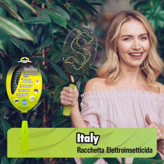 Racchetta Elettroinsetticida "Italy" 