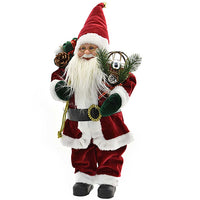 Statuina Babbo Natale Classico 60 cm Colore Rosso Addobbo Natalizio Realistica