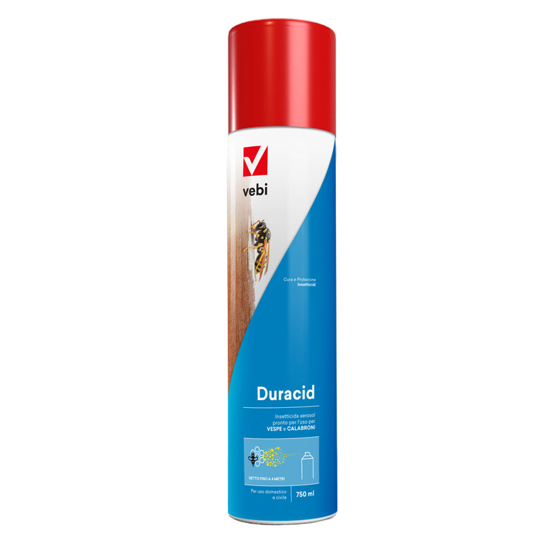 INSETTICIDA ambienti DURACID VESPE E CALABRONI insetti volanti A GAS 750 ML