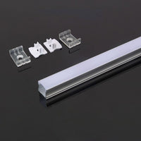 Kit di montaggio della striscia a LED con alluminio diffusore 2000* 17,2* 15,5 mm Alloggiamento bianco