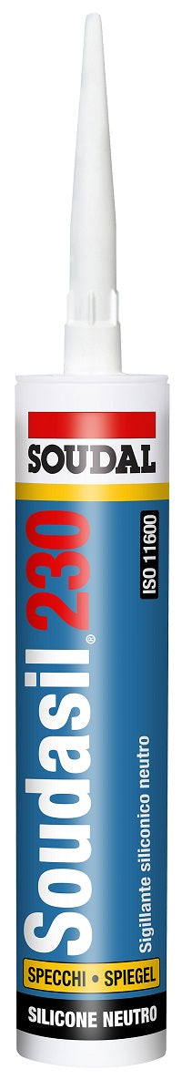 SOUDAL SILICONE NEUTRO SPECCHI ML.310 SOUDASIL 230