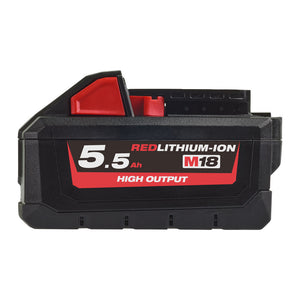 M18 B5,5-Batteria M18 High Output 18V Da 5,5Ah-Red Lithium-