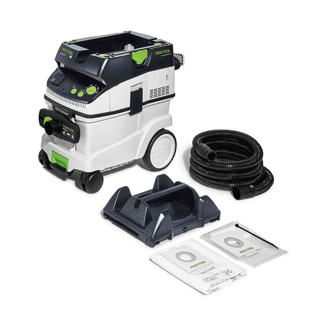 Ctl 36 E Ac-Planex - Unita' Mobile D'Aspirazione Ideale Per Levigatrice A Stelo Da 36 Lt  Con Filtro Autoclean 1200 W - Festool