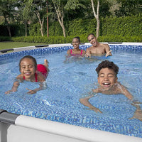 Bestway Steel Pro MAX Piscina Rotonda 427 x 84 cm Pompa Filtrante Colore Grigio