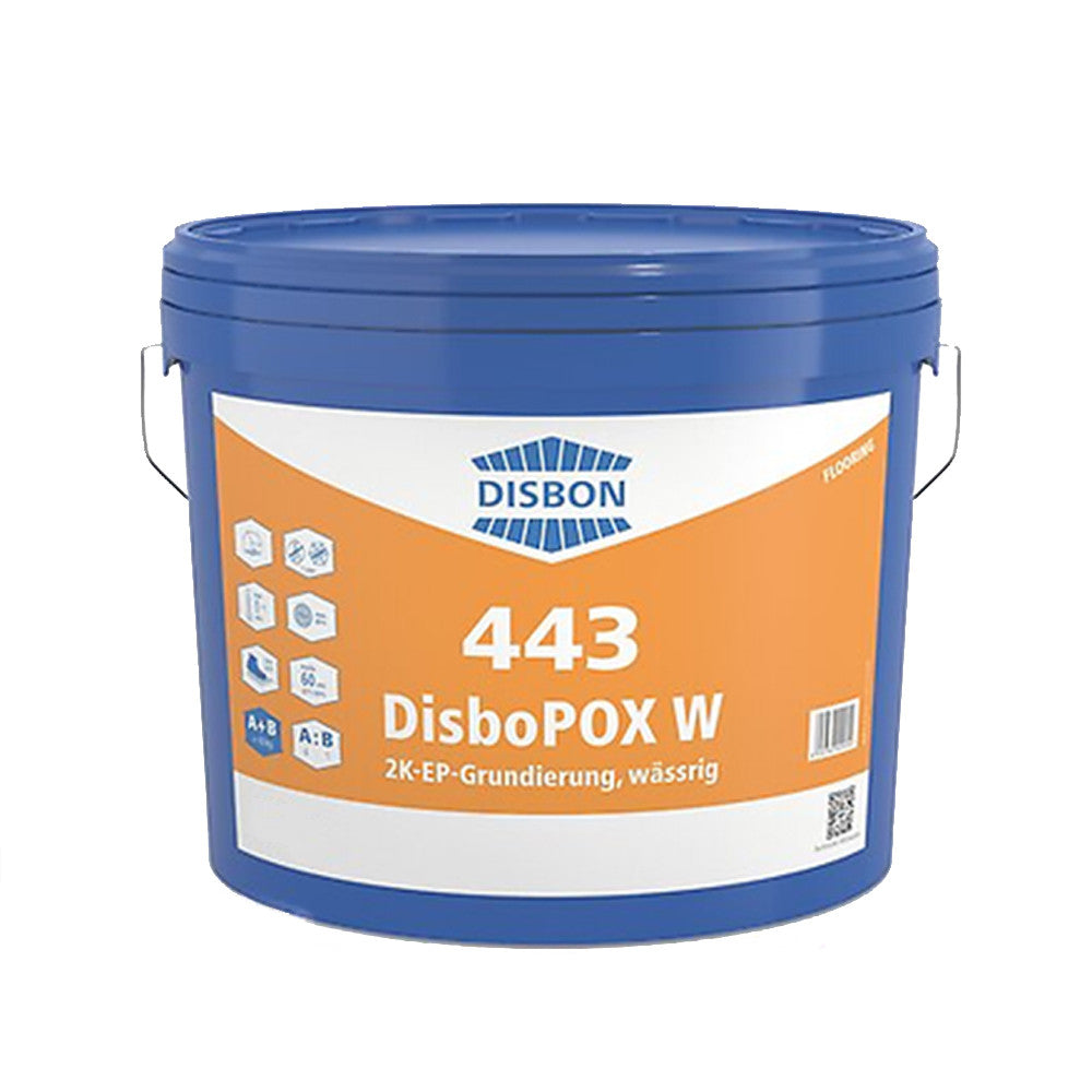 Disbopox W 443 2K - Fondo Epossidico Bicomponente Per Pavimentazioni Minerali - Interni - Trasparente - 5Kg - Caparol