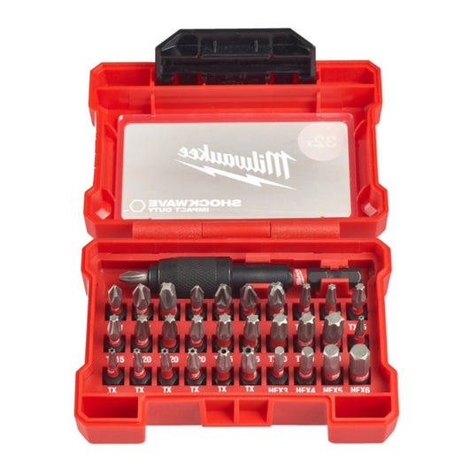 Set Inserti Magnetici MILWAUKEE BIT SHOCKWAVE Cacciaviti Avvitatore a Impulsi