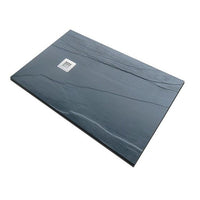 Piatto doccia in pietra SOLIDSTONE alto 2,8 cm - Ardesia Grafite RAL 7016 - Misura: 70x120 x 2,8h